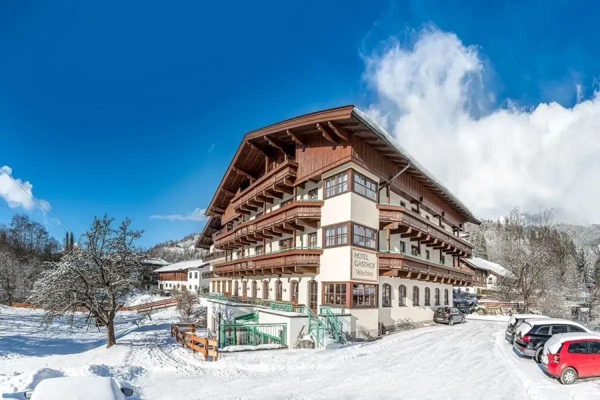 Betrieb in Winterlandschaft